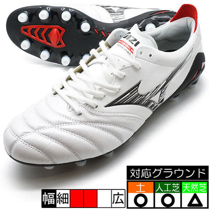 New Morelia NEO 4 JAPAN Mizuno P1GA233009 White Soccer Cleats US9