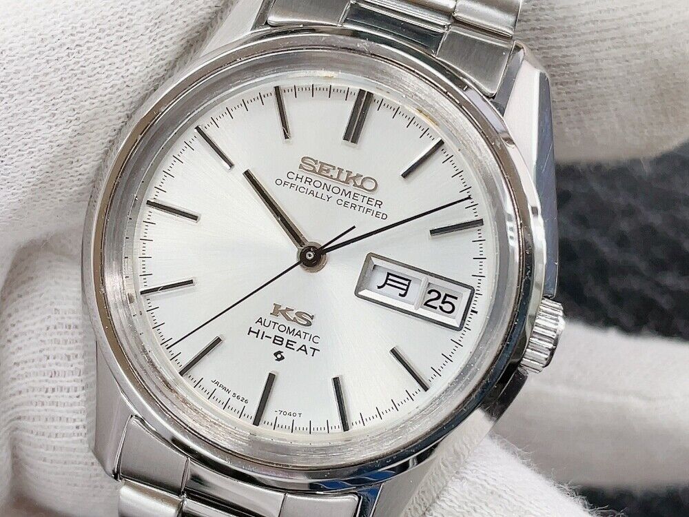 Vintage Rare King Seiko Chronometer 5626-7041 Automatic 1973 Used in Japan F/S