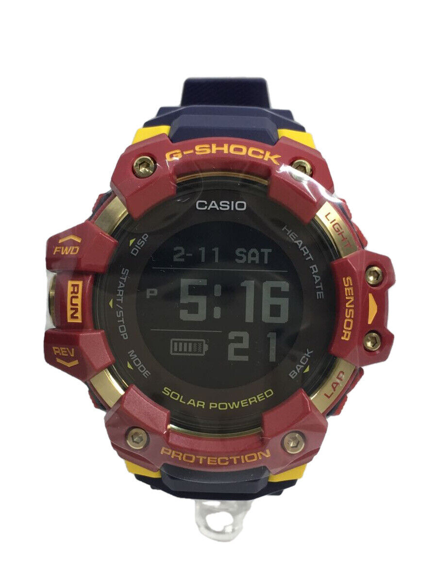 CASIO Solar Watch G-SHOCK Digital Rubber w/box Used in Japan F/S