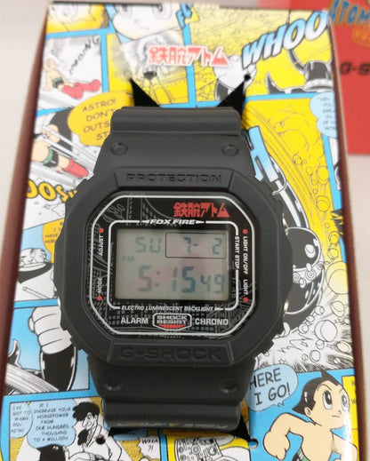 Casio G-Shock Watch Astro Boy 60th Anniversary DW-5600VTATM-1SJJR Used in Japan