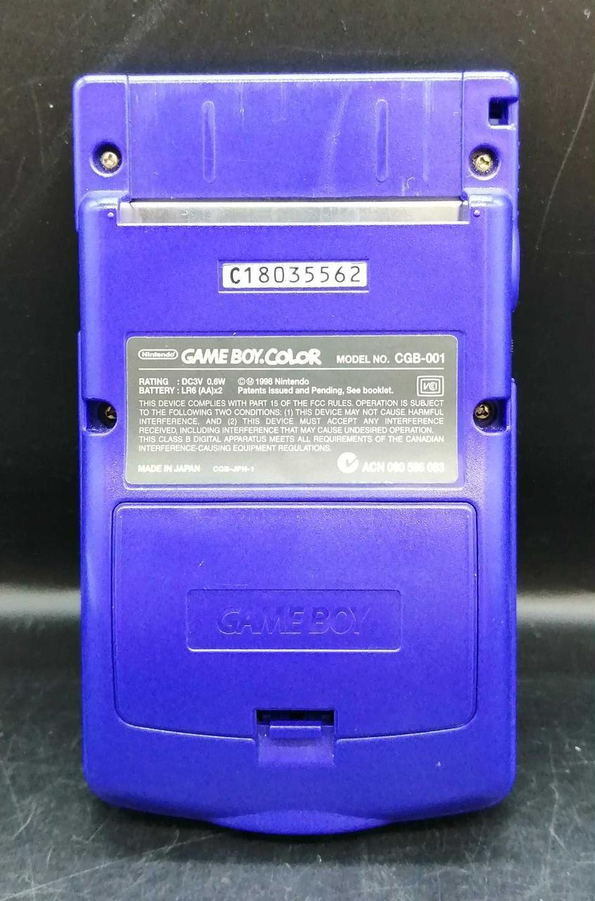 Nintendo Gameboy Color CGB-001 Purple Used in Japan F/S