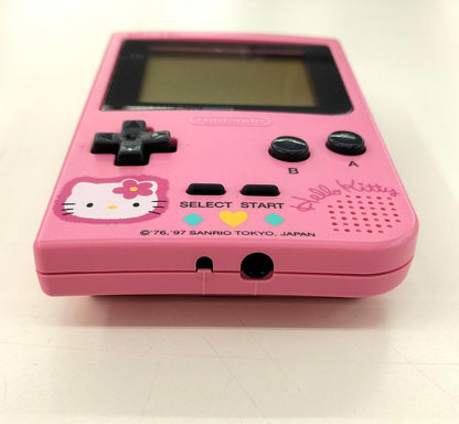 Rare NINTENDO Game Boy Pocket Hello Kitty : MGB-001 Used in Japan F/S