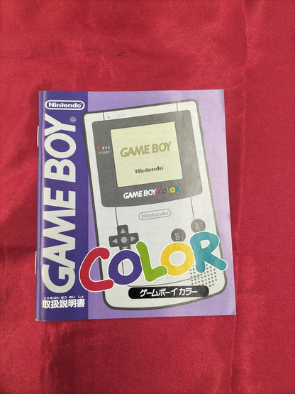 Nintendo Gameboy Color Clear CGB-001 Used in Japan F/S