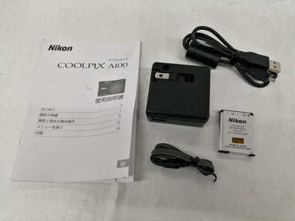 Nikon Digital Camera model number: COOLPIX A100 Used in Japan F/S