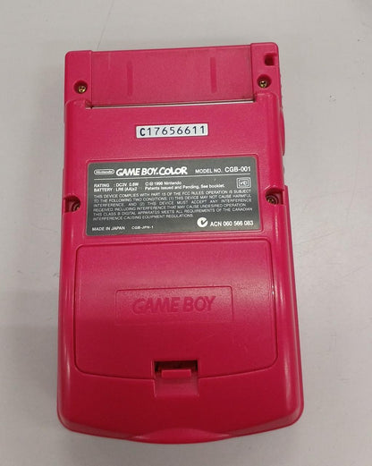 Nintendo Gameboy Color Red CGB-001 Used in Japan F/S