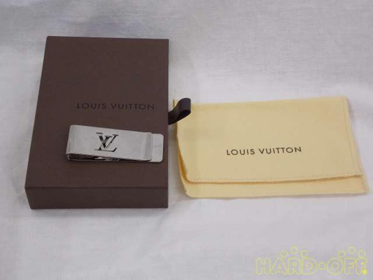 LOUIS VUITTON Money Clip Pance Bier Champséliers : M65041 Used in Japan F/S