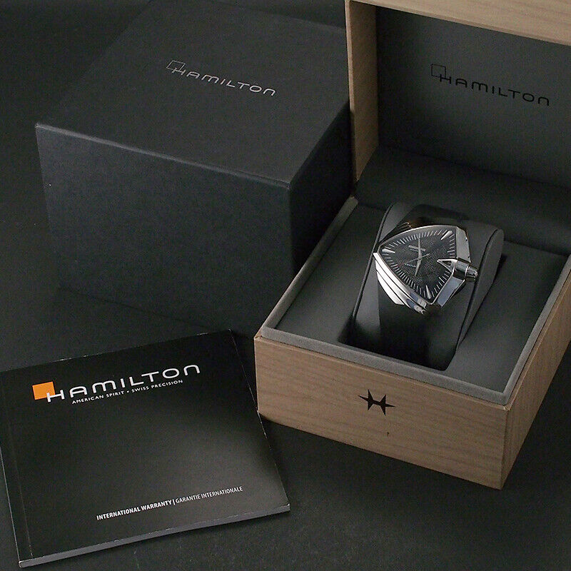 Hamilton Watch Ventura XXL H246551 H24655331 w/box Used in Japan F/S