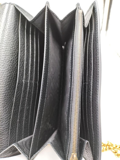 GUCCI model number: 401232.2067 Chain bag GG Marmont BLK Used in Japan F/S