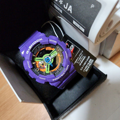 Rare CASIO G-Shock Evangelion collaboration GA-110EV-6AJR Mint Unused Japan