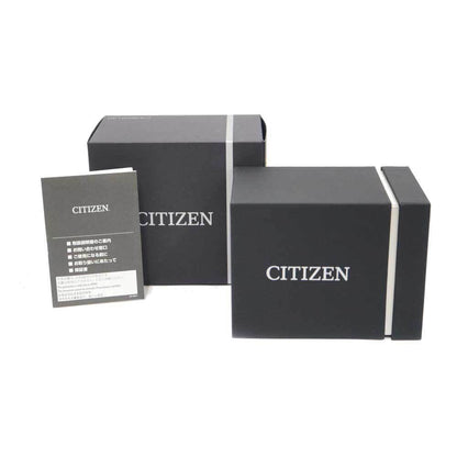 Citizen Watch Eco-Drive Electric Wave Solar AS1060-54A w/box Used in Japan F/S