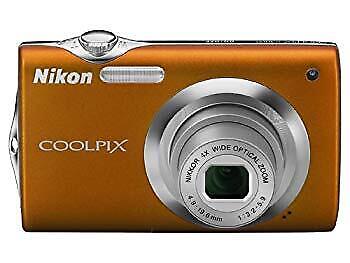 Nikon Digital Camera COOLPIX S3000 Fine Orange S3000OR Used in Japan F/S