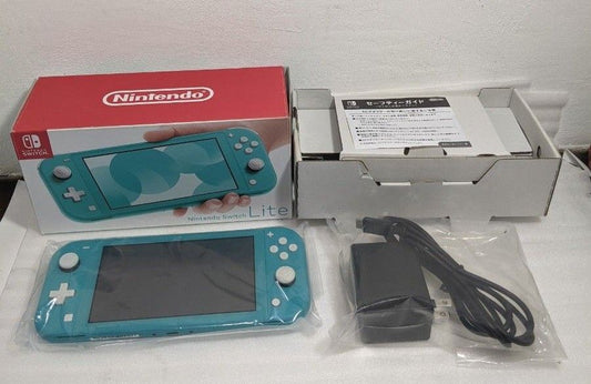 Nintendo Switch Lite console Turquoise w/box Used in Japan F/S