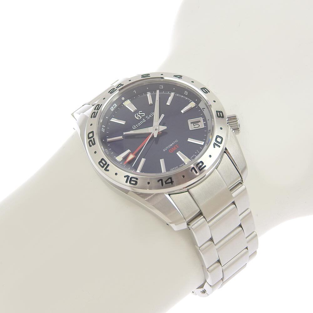 Near Mint Grand Seiko Watch Sports Collection Mechanical GMT Blue Dial SBGM245 U