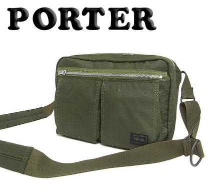 Near Mint Porter Yashida bag shoulder bag Flying Ace, canvas khaki green JPN F/S