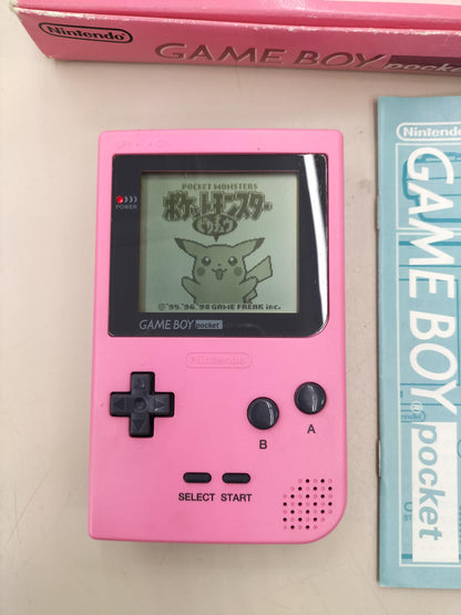 Nintendo Gameboy Pocket Pink MGB-S-PA Used in Japan