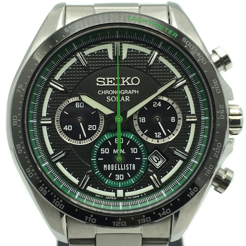 Seiko Watch Chronograph MODELLISTA Special Edition SBPY171 Used in Japan F/S