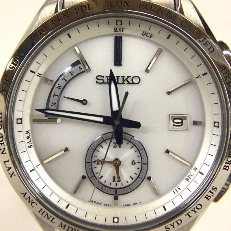 Seiko Watch Brights Expert Solar Radio SAGA229 Used in Japan F/S