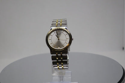 Seiko Credor Rare 8J86-6A00 Men's Watch White Dial Quartz Used in Japan