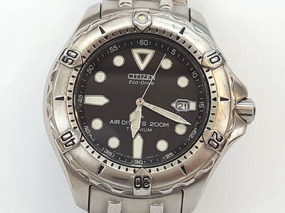 Citizen Watch ‎Eco-Drive Promaster Solar B872-H26035 Used in Japan F/S