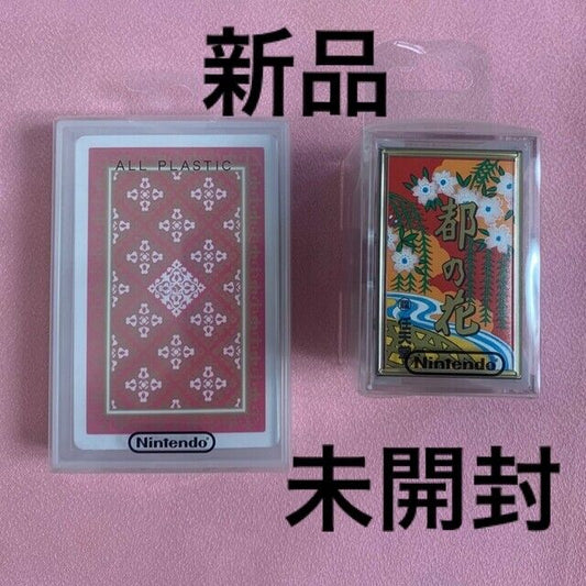 Mint Rare Nintendo Hanafuda and playing card set Used in Japan F/S