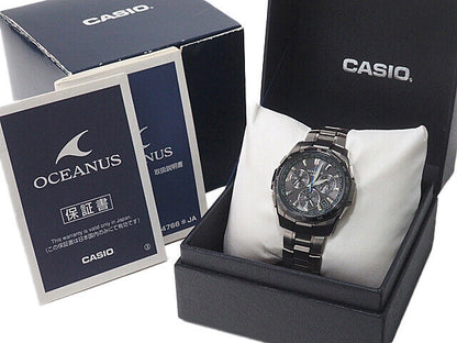 Casio Watch Oceanus Manta Solar Electric Wave OCW-S1000BJ-1AJF Used in Japan F/S