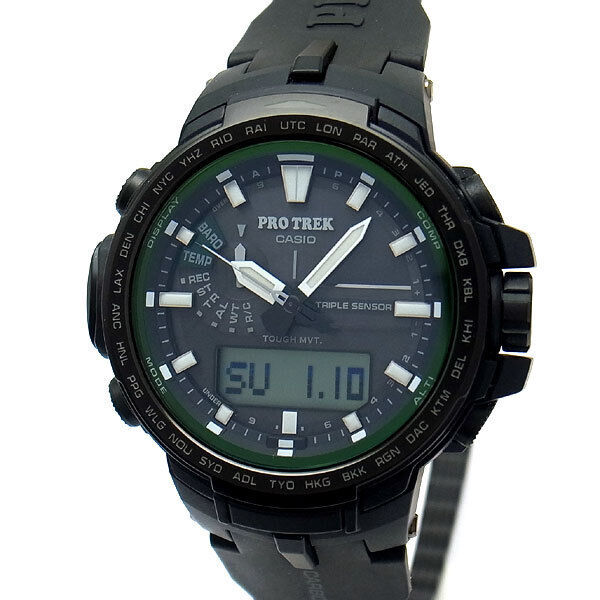 Casio Watch PRO TREK PRW-S6100Y-1JF Tough Solar Used in Japan F/S