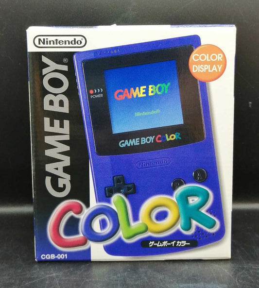 Nintendo Gameboy Color CGB-001 Purple Used in Japan F/S