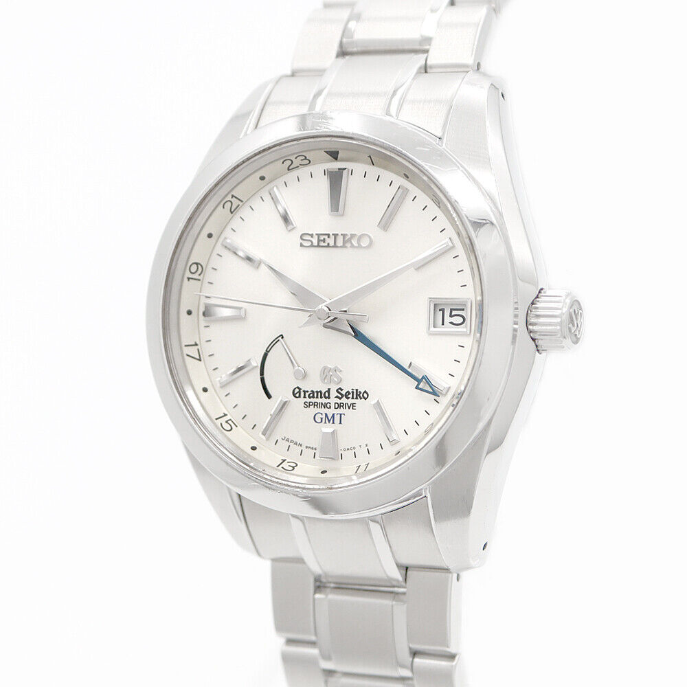 Grand Seiko Spring Drive GMT SBGE005 Date Men's Automatic Used in Japan F/S