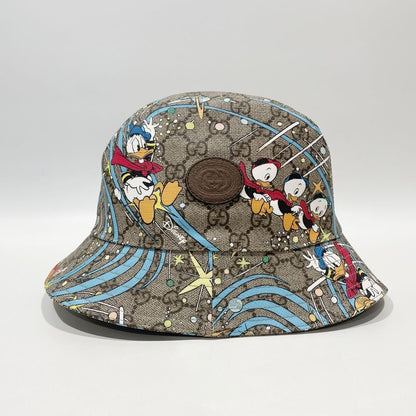 Gucci Hat Size M/58cm Disney Donald collaboration GG Supreme blue Used in Japan