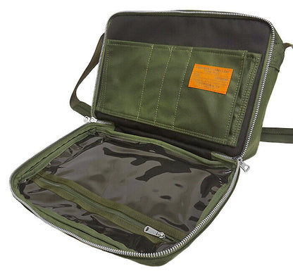 Near Mint Porter Yashida bag shoulder bag Flying Ace, canvas khaki green JPN F/S