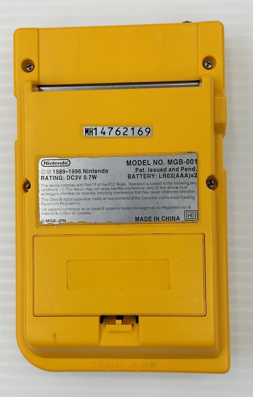 Nintendo Game Boy Pocket MGB-001 Yellow w/box Used in Japan F/S