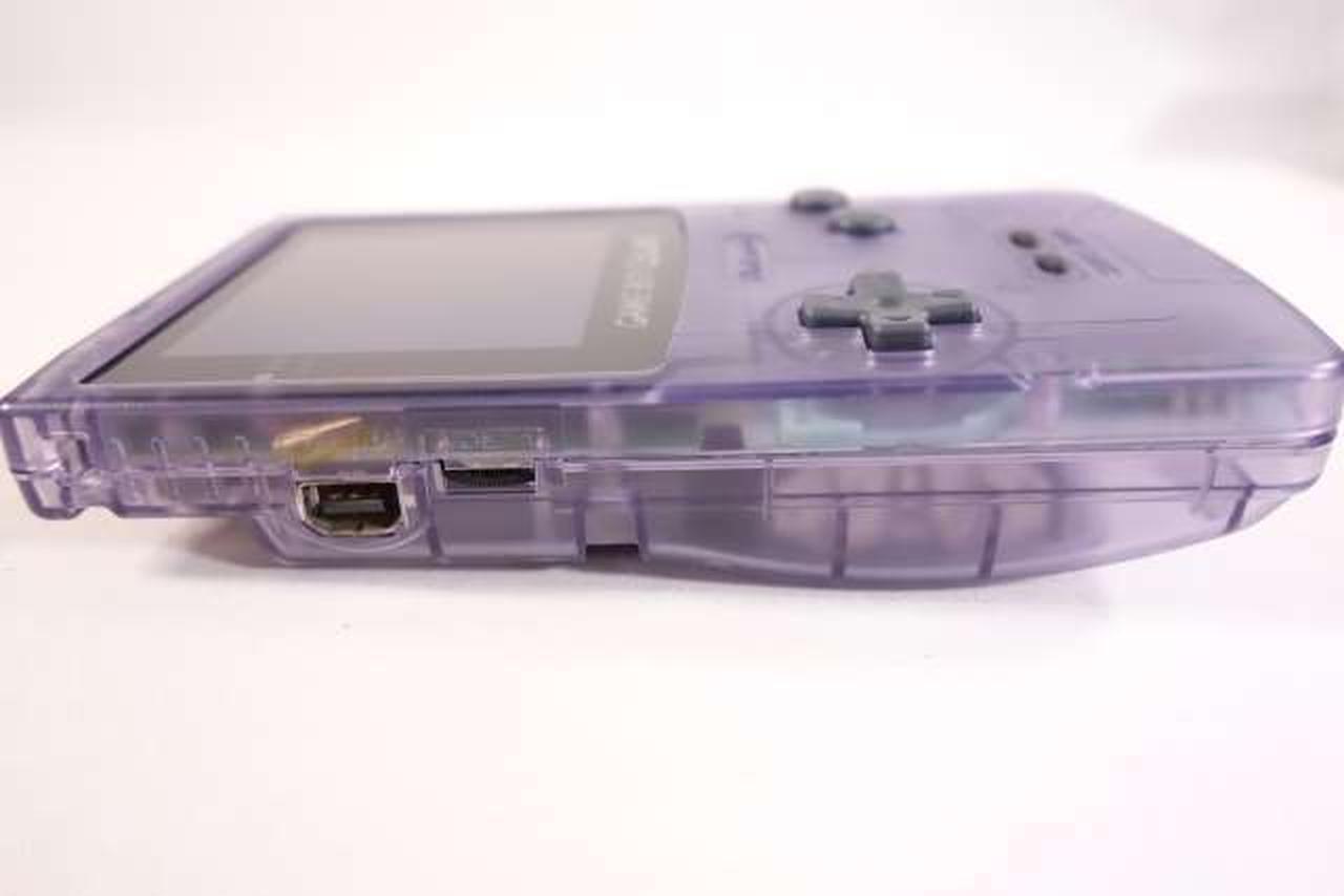 Nintendo Gameboy Color CGB-001 Clear Purple Used in Japan F/S