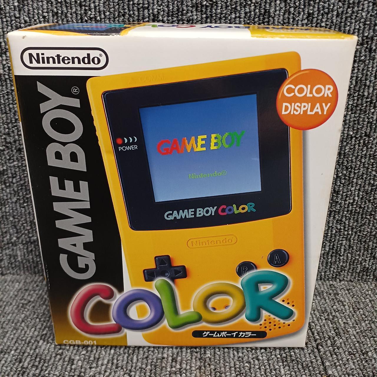 Nintendo Game Boy Color CGB-001 Yellow w/box Used in Japan F/S