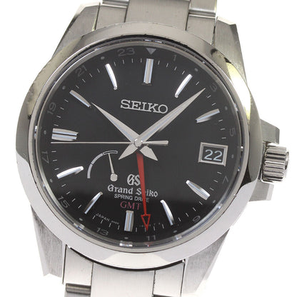 Grand Seiko SBGE013 GMT Date Spring Drive Men's w/Box ＆ Paper Used in Japan F/S