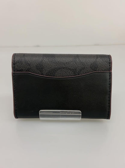 COACH Card Case BLK Used in Japan F/S