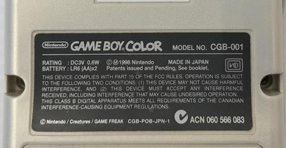 Rare NINTENDO GAMEBOY COLOR：CGB-00 Used in Japan F/S