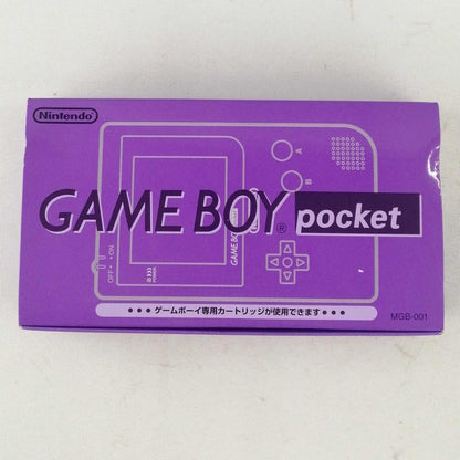 Rare NINTENDO Game Boy Pocket (Clear Purple): MGB-001 w/box Used in Japan F/S