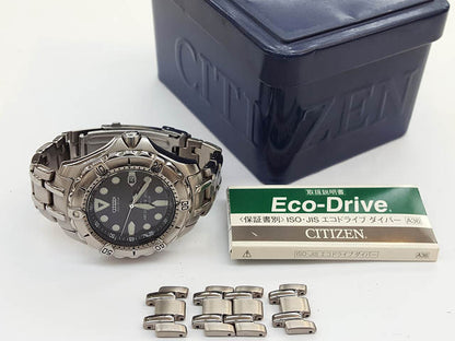 Citizen Watch ‎Eco-Drive Promaster Solar B872-H26035 Used in Japan F/S