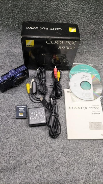 Nikon COOLPIX S9300 Digital Camera w/box Used in Japan F/S