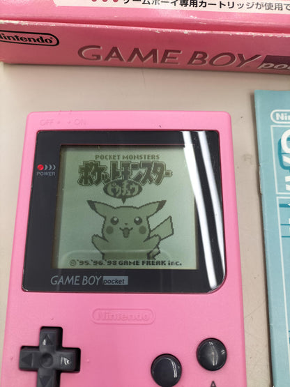 Nintendo Gameboy Pocket Pink MGB-S-PA Used in Japan