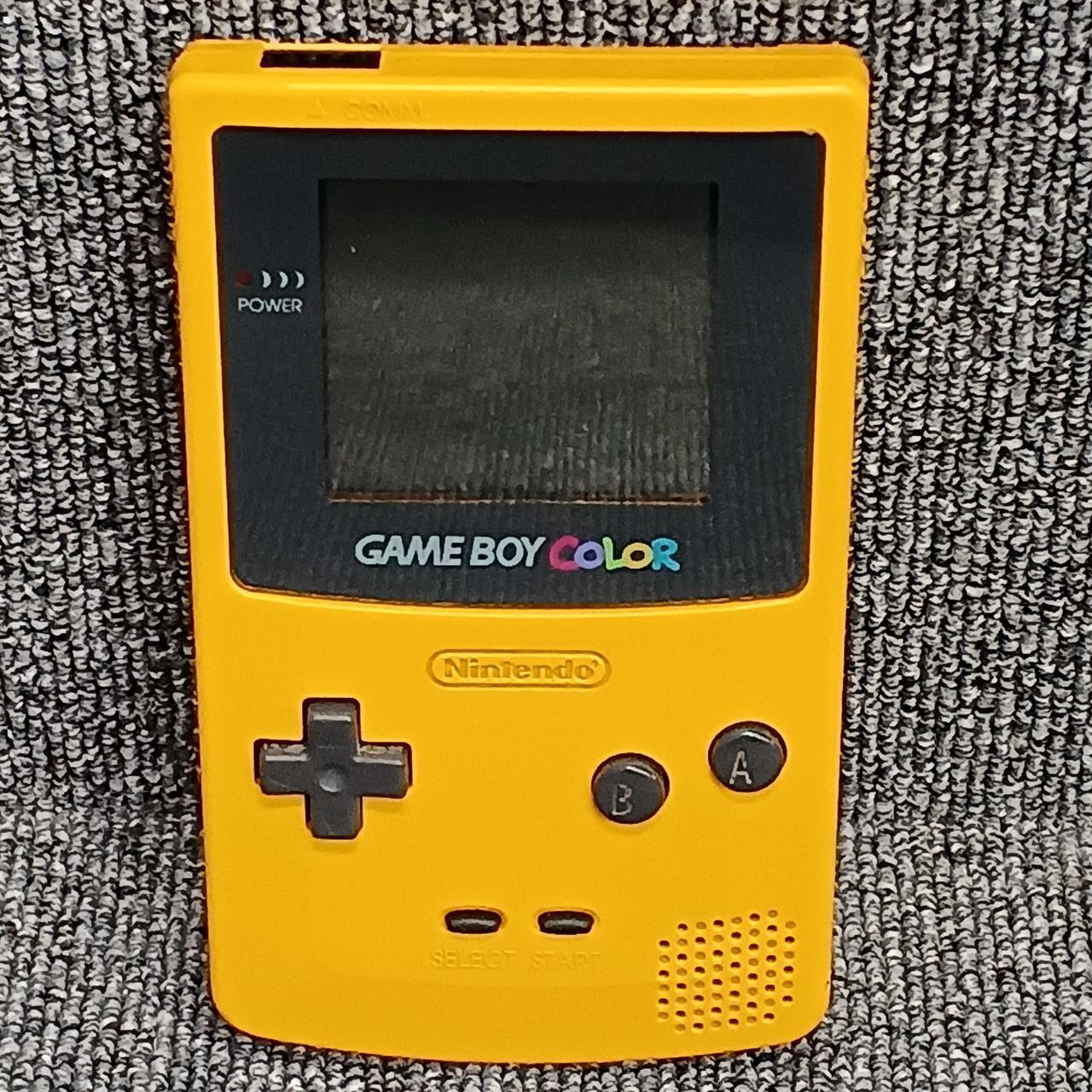 Nintendo Game Boy Color CGB-001 Yellow w/box Used in Japan F/S