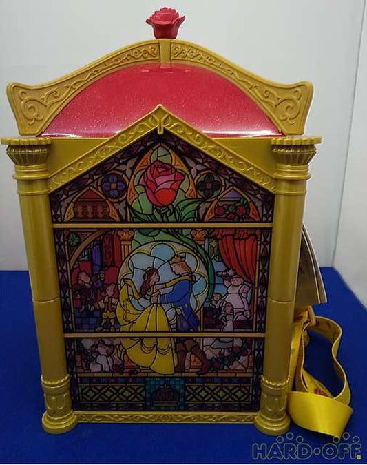 Rare Tokyo Disney Resort Popcorn Bucket Beauty and the Beast Used in Japan