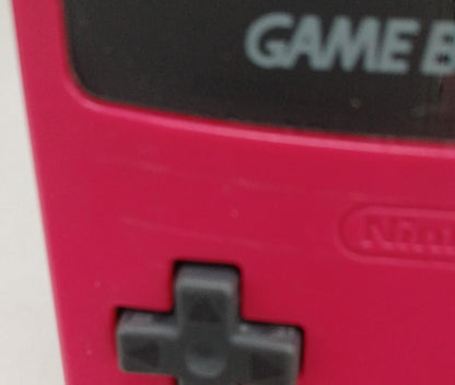 Nintendo Gameboy Color Red CGB-001 Used in Japan F/S