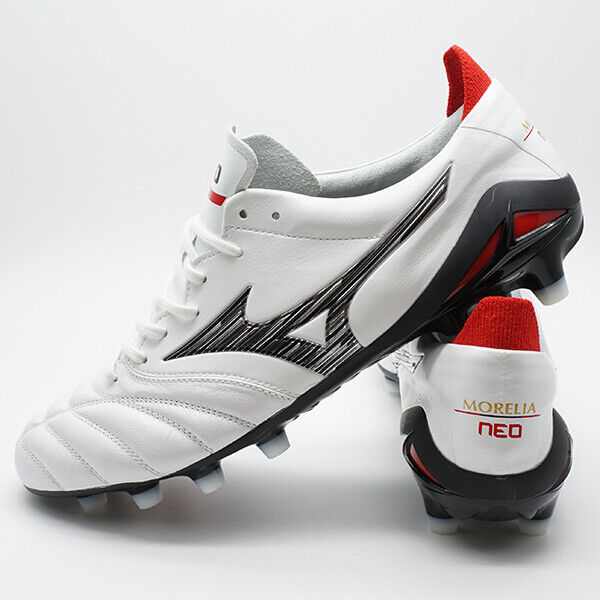 New Morelia NEO 4 JAPAN Mizuno P1GA233009 White Soccer Cleats US9