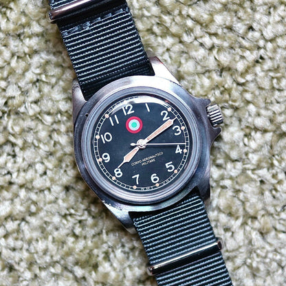 Near Mint Rare WMT WATCH Royal Marine 1950 Corp Aeronautico Militare Used in JPN