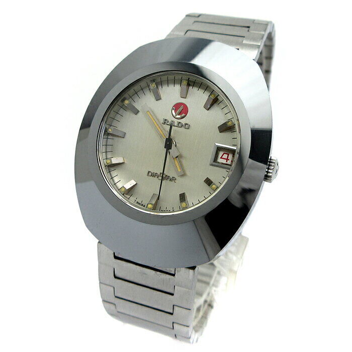 Rado Watch Diastar Steel Automatic Mens Silver Used in Japan F/S