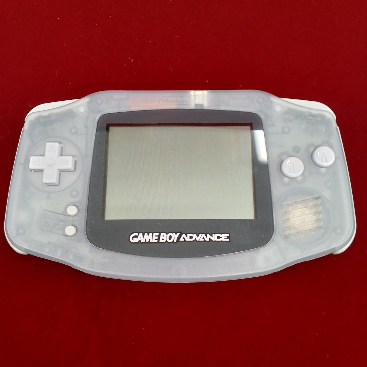 Nintendo Game Boy advance AGB-001 Milky Blue w/box Used in Japan F/S