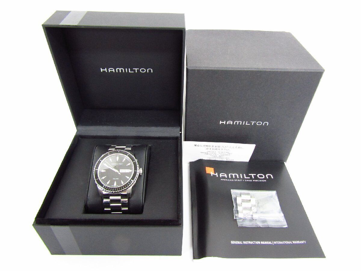 HAMILTON Watch Jazzmaster Sea View Day Date H375110 Quartz Men's Used in Japan