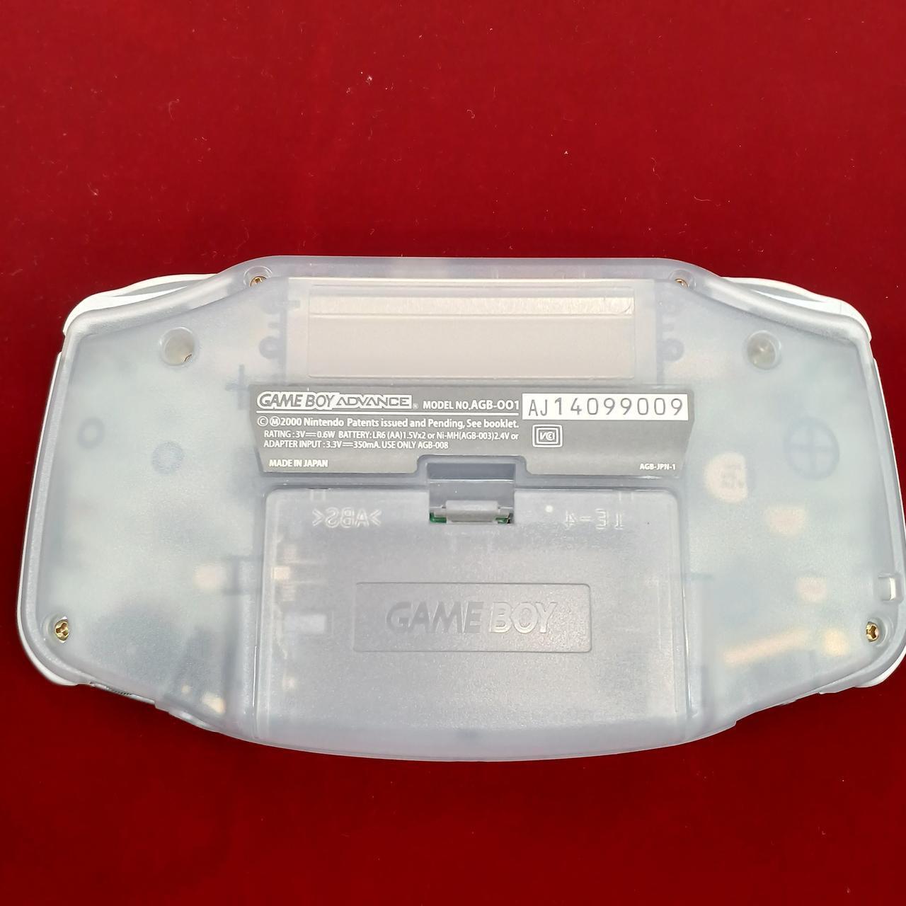 Nintendo Game Boy advance AGB-001 Milky Blue w/box Used in Japan F/S