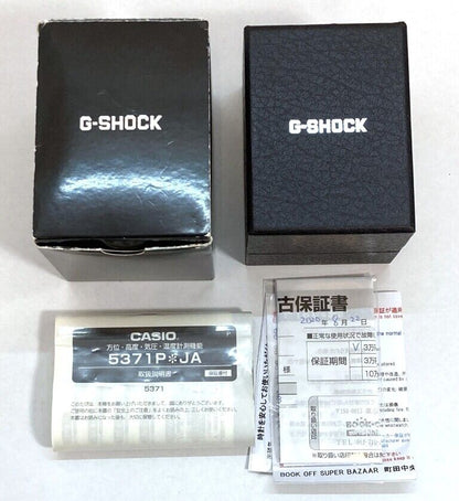 Casio Watch G-shock Gulfmaster Series Triple Sensor GWN-1000B Used in Japan